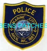 MICHIGAN,MARINE CITY POLICE 1_wm
